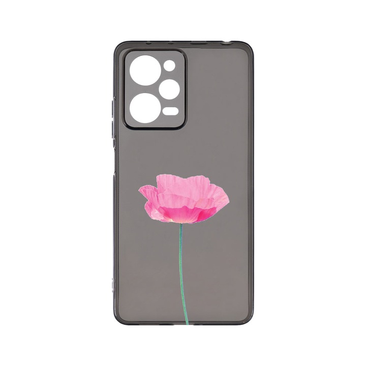 Силиконов калъф BestCase за Xiaomi Redmi Note 12 Pro 5G, Rose - Pastel Pink, Camera Protection, Grafit Silicon 1.5MM, GT 693