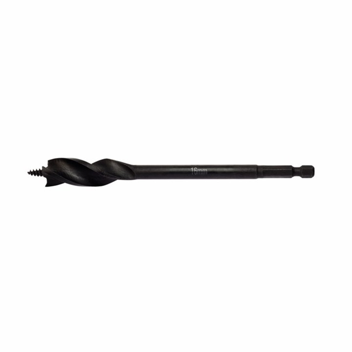 Burghiu pentru lemn, DeWalt, 16 mm, Negru