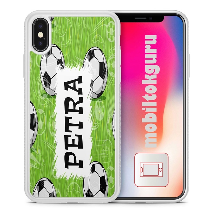 Samsung S23 Plus Silicone Football 2 Силиконов TPU калъф заден капак Калъф за телефон с име Petra 22