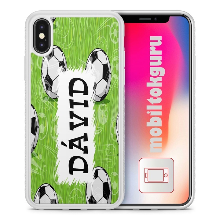 Samsung Galaxy A25, husa din silicon Football 2 din silicon TPU husa husa pentru telefon cu numele David 22