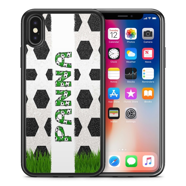 XI Redmi Note 9 Pro Husa din silicon TPU din silicon pentru fotbal Husa din spate pentru telefon cu nume Panna 11