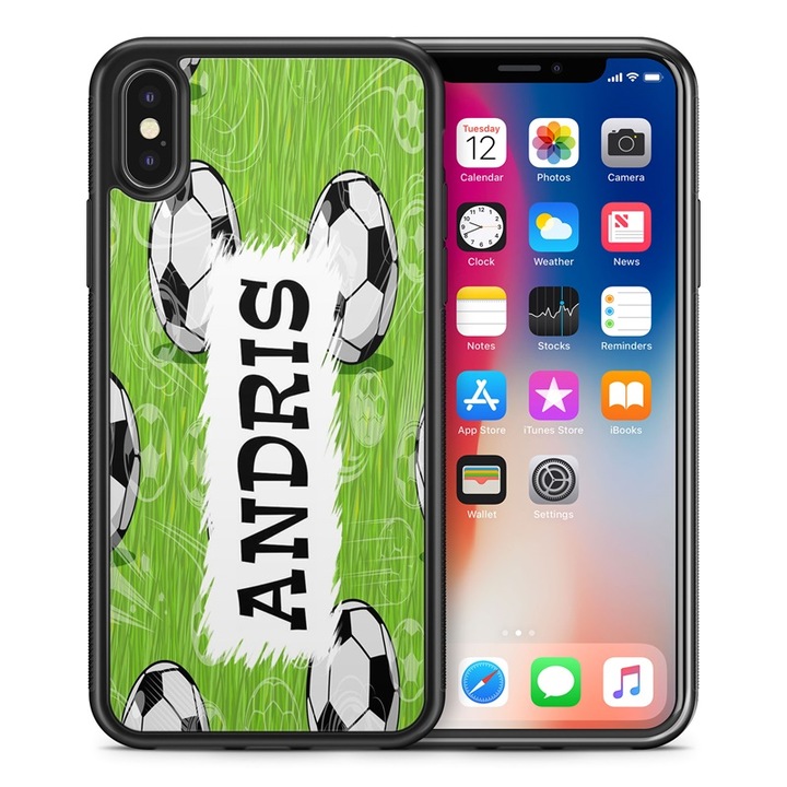 XI Redmi Note10 Pro, силиконов Football 2 силиконов TPU калъф заден калъф за телефон с име Andris 11