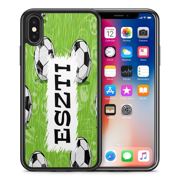 XI Redmi Note10 Pro, силиконов Football 2 силиконов TPU калъф заден капак Калъф за телефон с име Eszti 11