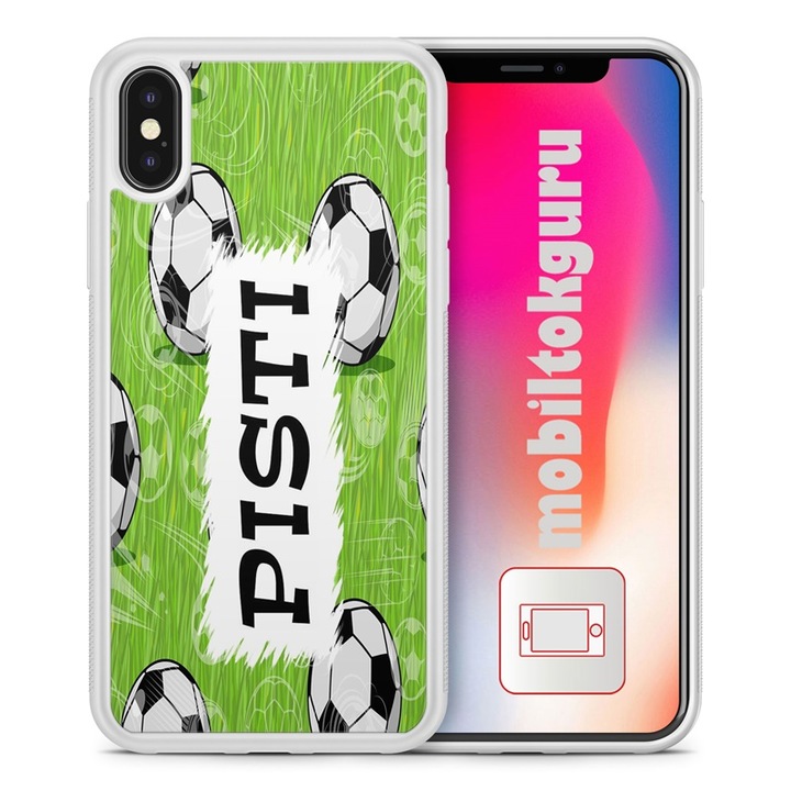 Samsung S23 Plus, силиконов силиконов TPU калъф Football 2 заден капак калъф за телефон с име Pisti 22