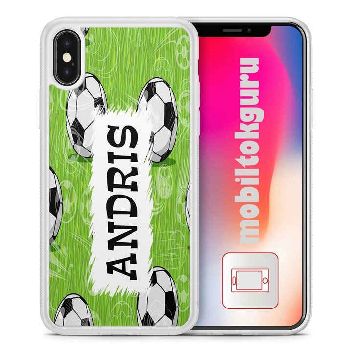 XI Redmi Note10 Pro, силиконов Football 2 силиконов TPU калъф заден калъф за телефон с име Andris 22