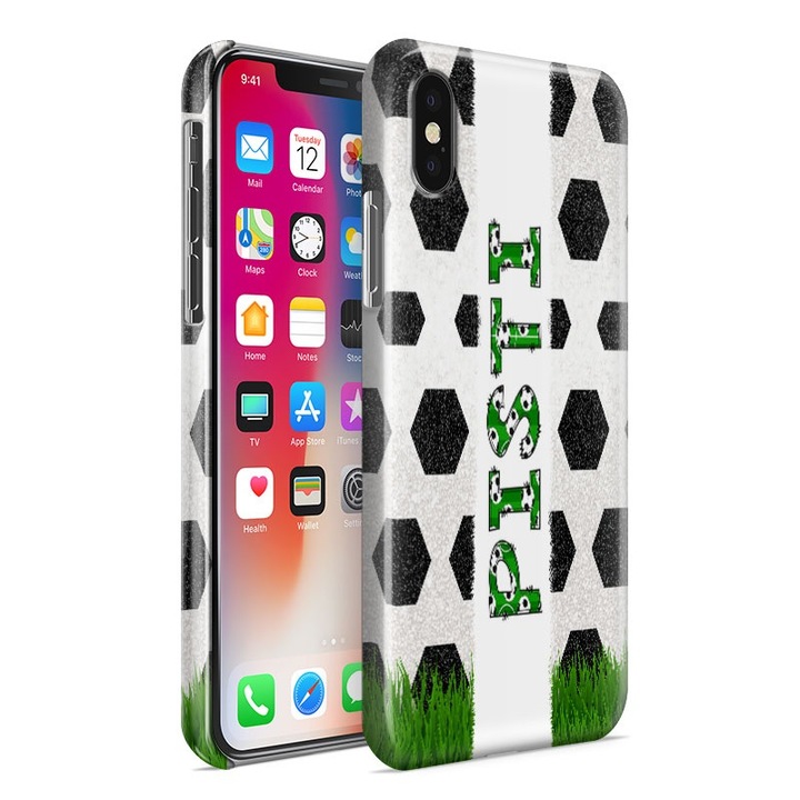 XI Redmi Note 9, carcasa telefon din plastic Fotbal cu numele Pisti