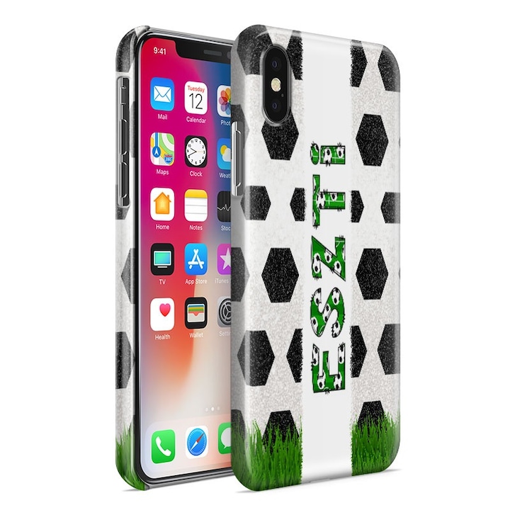 XI Redmi Note 9 Pro, пластмасов гръб на калъфа за футболен телефон с име Eszti