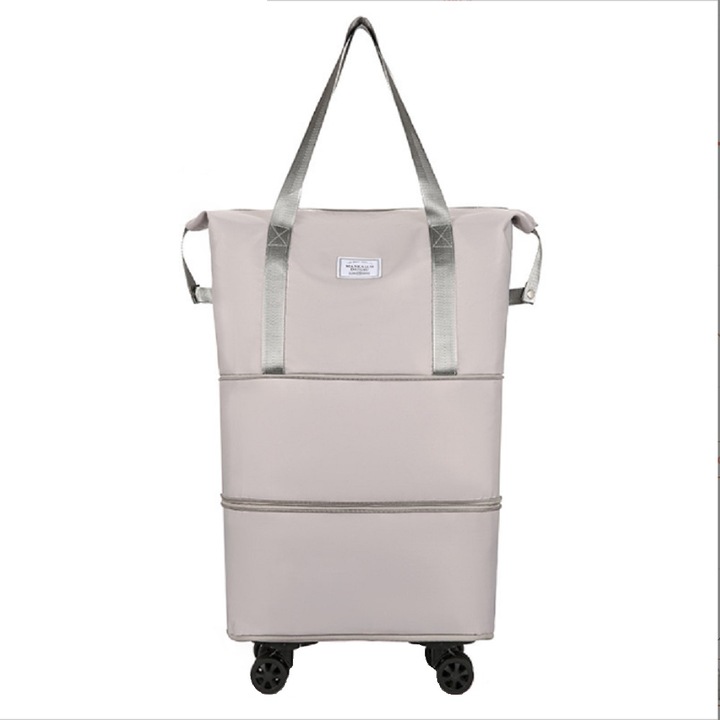 Dollcini multifunkcionális utazótáska új száraz és nedves szétválasztású hordozható utazótáska fitness táska, 54x23x80cm, szürke