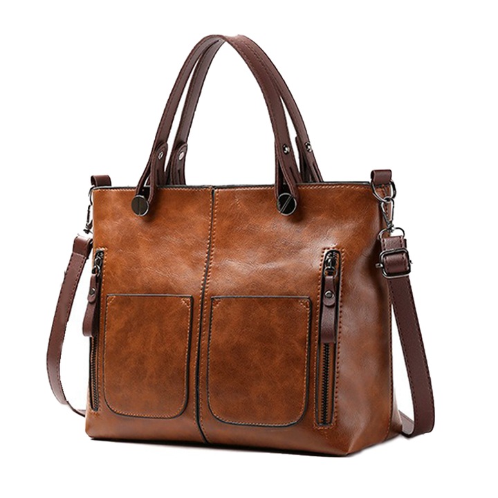 Дамска чанта Dollcini, водоустойчива, ежедневна, чанта за жени/пътуване/работа/всеки ден, 423502_new01, кафяв / златист