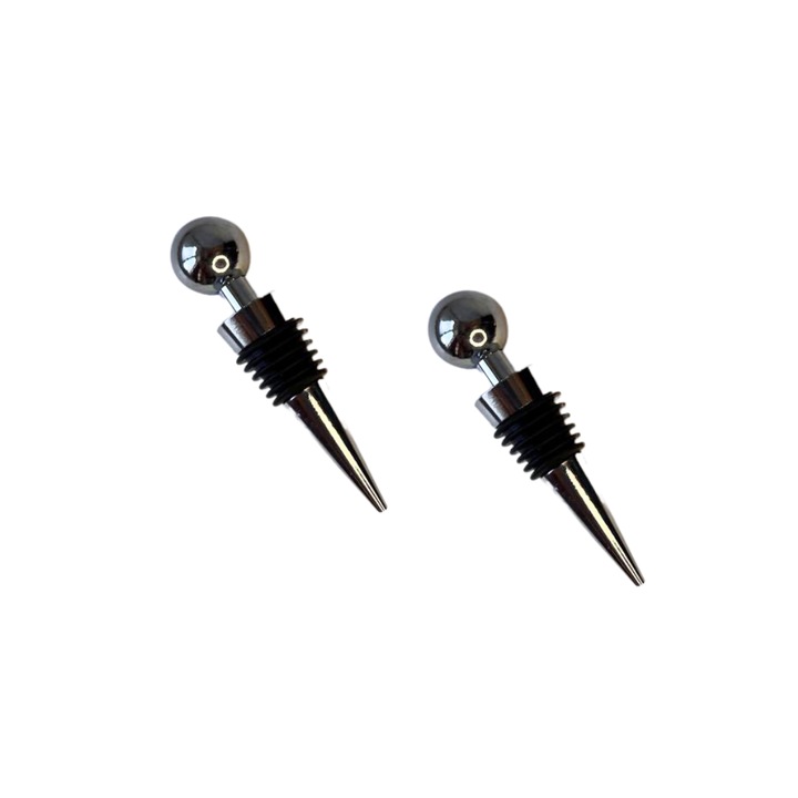 Dop pentru sticla de vin cu garnitura de silicon х 2 buc