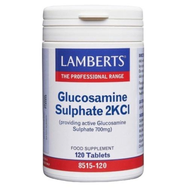 Sulfat de glucozamina, Lamberts,700 mg,120 comprimate