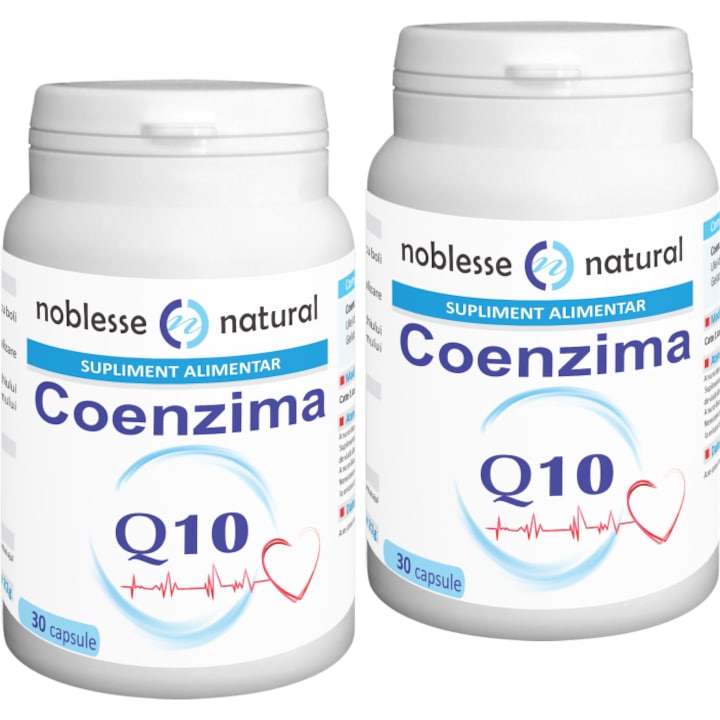 Pachet 1+1 Coenzima Q 10 - 30 Capsule, Noblesse Natural