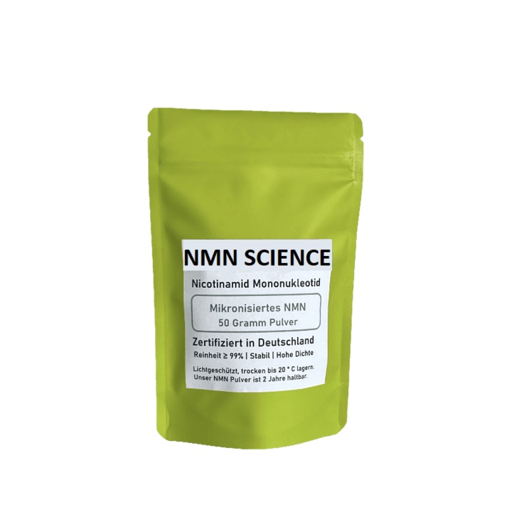 Supliment alimentar NMN Micronizat Nicotinamida Mononucleotida precursor NAD+ 50g - 100 portii pulbere puritate 99%