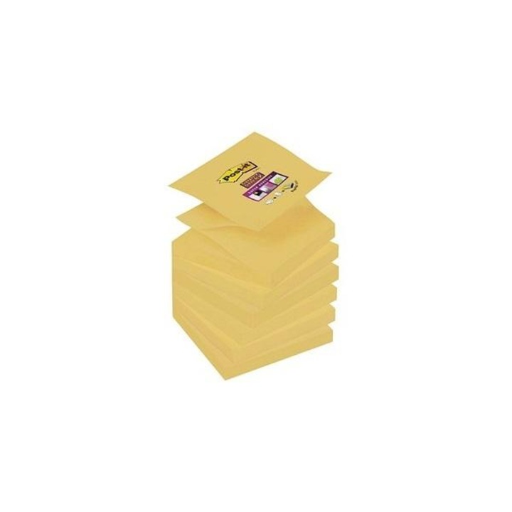 Öntapadós jegyzettömb, Post-it, 76x76 mm, 90 lap, Sárga