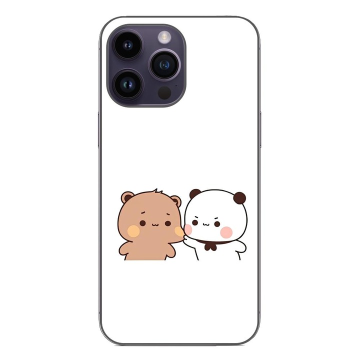 Кейс, съвместим с Apple iPhone 15 Pro Max Silicon Gel Tpu Модел Bubu Dudu Fight