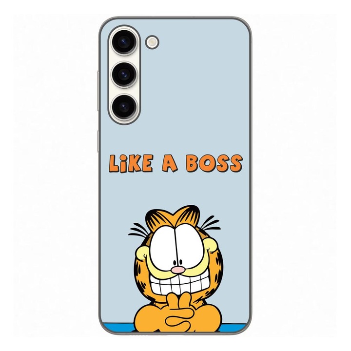 Husa compatibila cu Samsung Galaxy S23 Plus Silicon Gel Tpu Model Garfield Like A Boss
