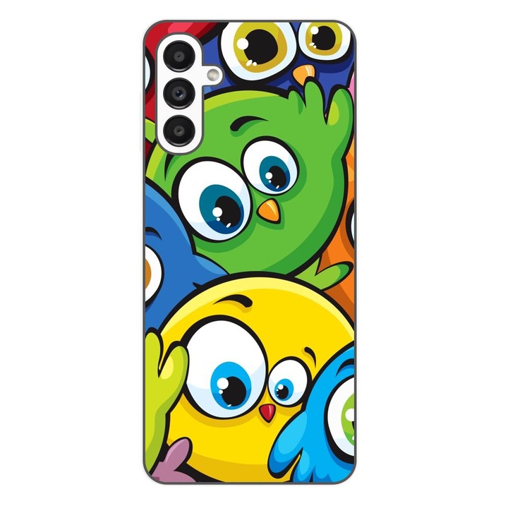 Husa compatibila cu Samsung Galaxy A04s Silicon Gel Tpu Model Bufnite Colorate