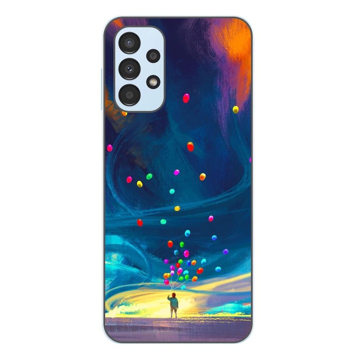 Husa compatibila cu Samsung Galaxy A23 4G, A23 5G Silicon Gel Tpu Model Baloane Univers