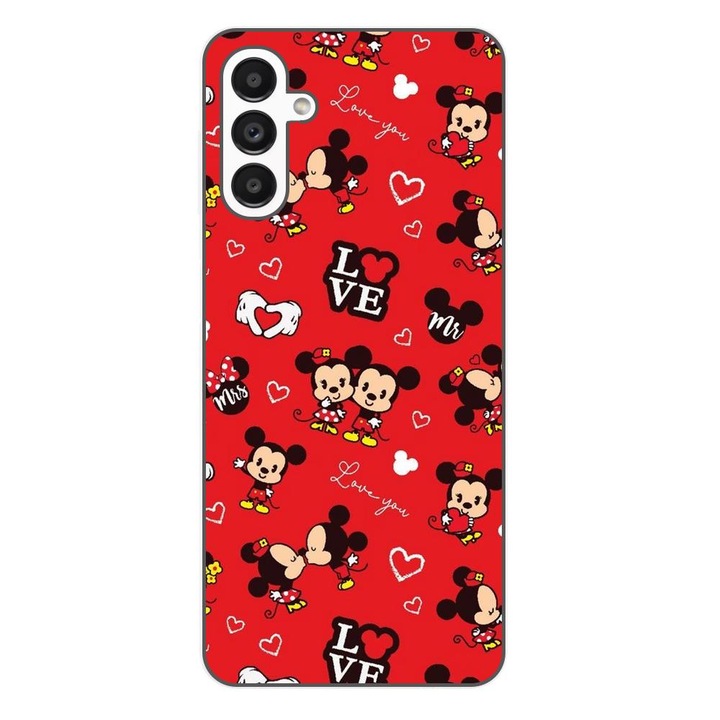 Husa compatibila cu Samsung Galaxy A54 5G Silicon Gel Tpu Model Mickey Love Pattern Rosie