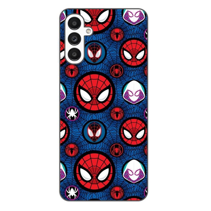 Husa compatibila cu Samsung Galaxy A14 4G, A14 5G Silicon Gel Tpu Model Spiderman Face Pattern