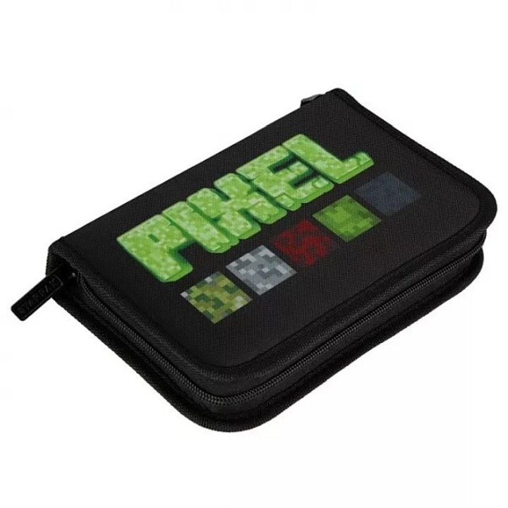 Gamer kihajtható tolltartó PIXEL - Starpak