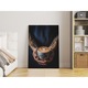 Tablou canvas, Cafea cu desen, pentru cafenele, Priti Global, 50x100 cm