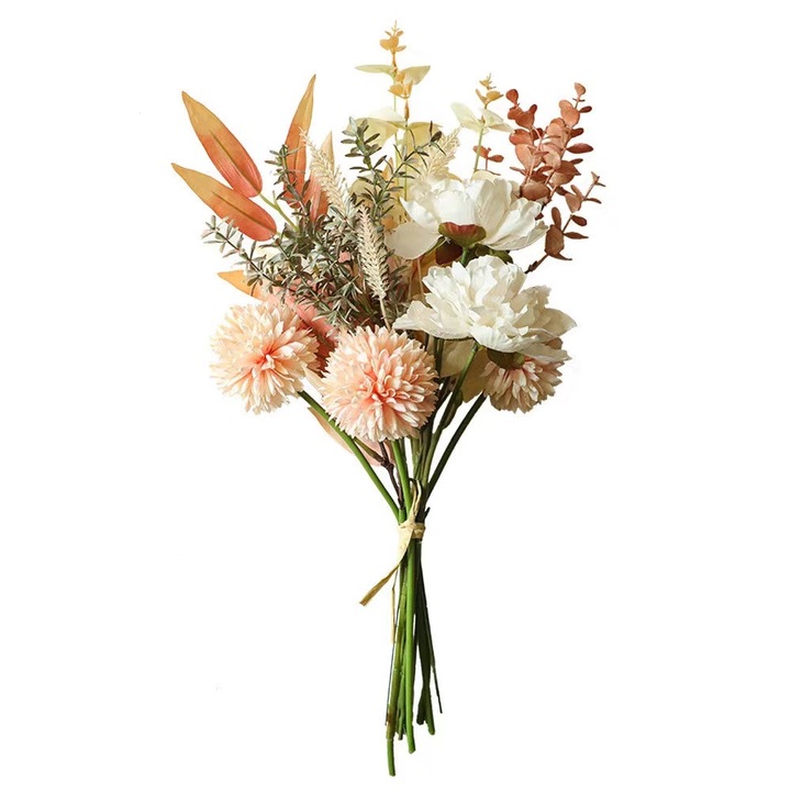 Set flori artificiale, 44cm, Multicolor
