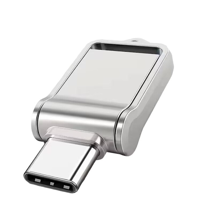 Стик памет, Phojiadan, 64 GB, Водоустойчив, Сребрист