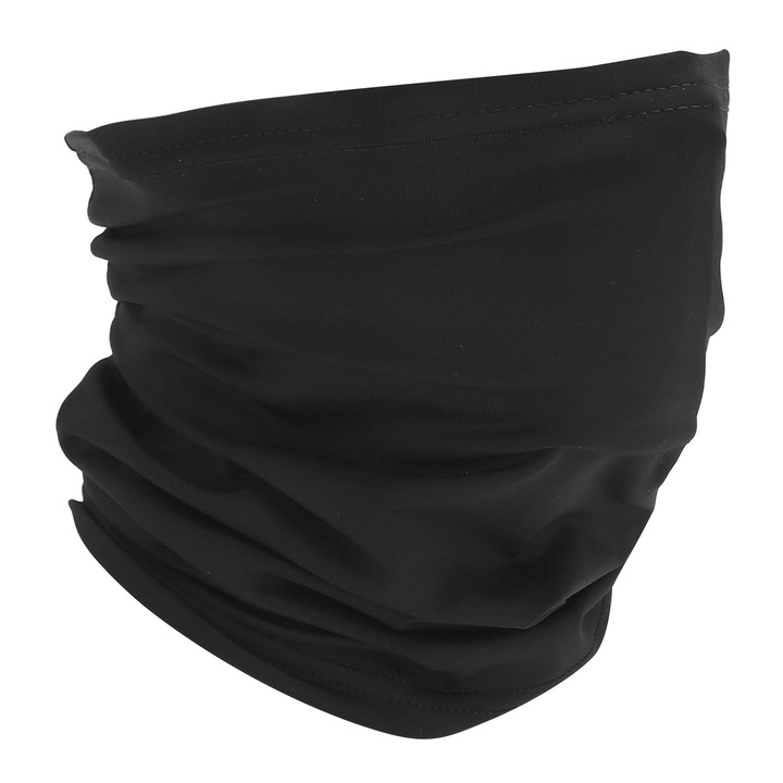 Guler sport, Nailon, Usor de respirat, Protectie UV, Negru