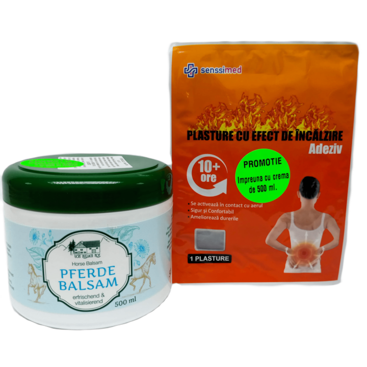 Balsam Puterea Calului (PferdeBalsam) cu efect racoritor, antiinflamator, analgezic si revitalizant, 500ml, Vom Pullach Hof