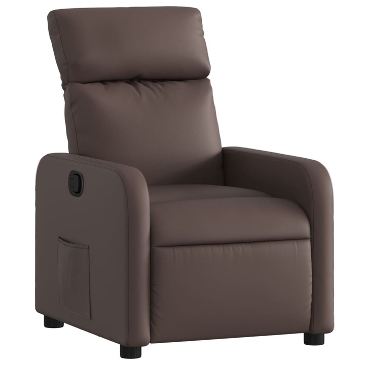 VidaXL barna műbőr dönthető fotel 374185