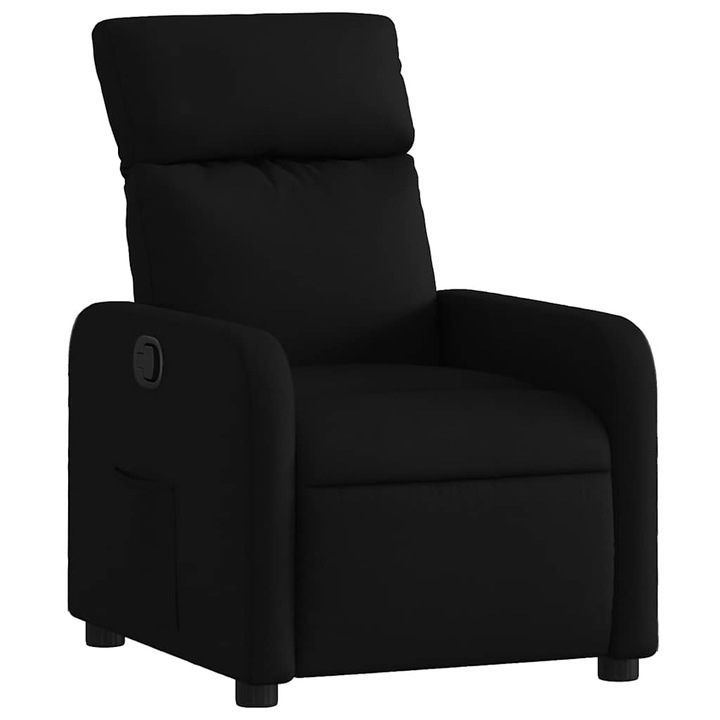 VidaXL fekete szövet dönthető fotel 374167