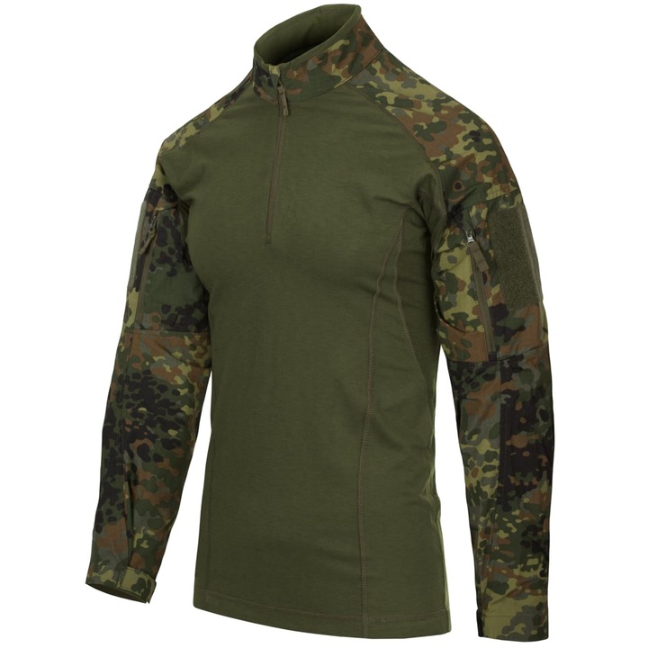 Bluza tactica barbati, Direct Action, Vanguard - Flecktarn, Bumbac/Nailon, Verde, Camuflaj