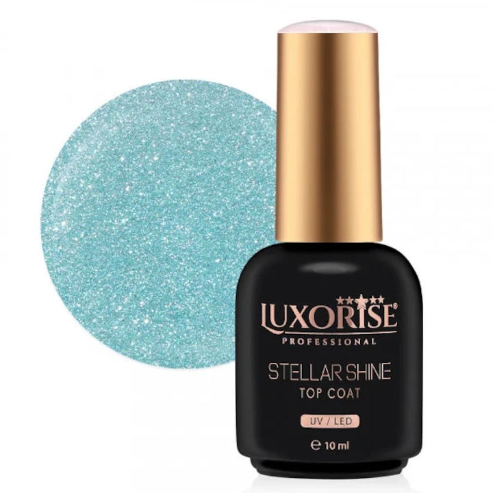 Топ лак LUXORISE - STELLAR SHINE Meteorite Mint 10 мл