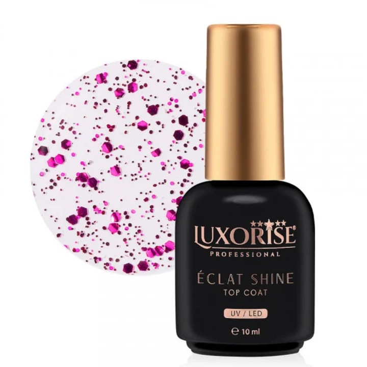 Топ лак LUXORISE - Eclat Shine, Фуксия 10 мл