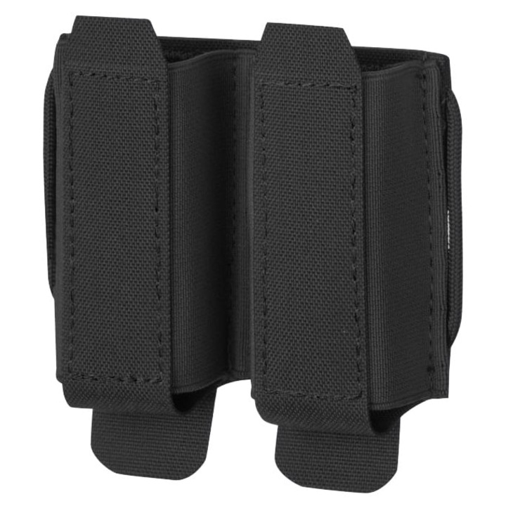 Port-cartus dublu Slick Low-Profile, Direct Action, 38 g, 9 x 9.5 x 1.5 cm, Negru