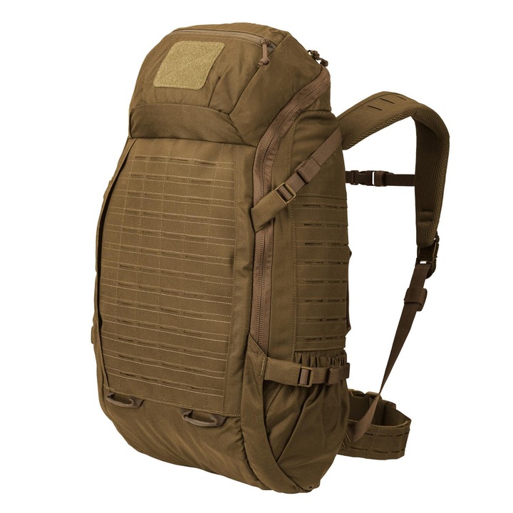 Rucsac tactic Halifax Medium, Direct Action, Cordura 500D, Compatibil cu sistem MOLLE, 40 l, 63x20x31cm, Coyote