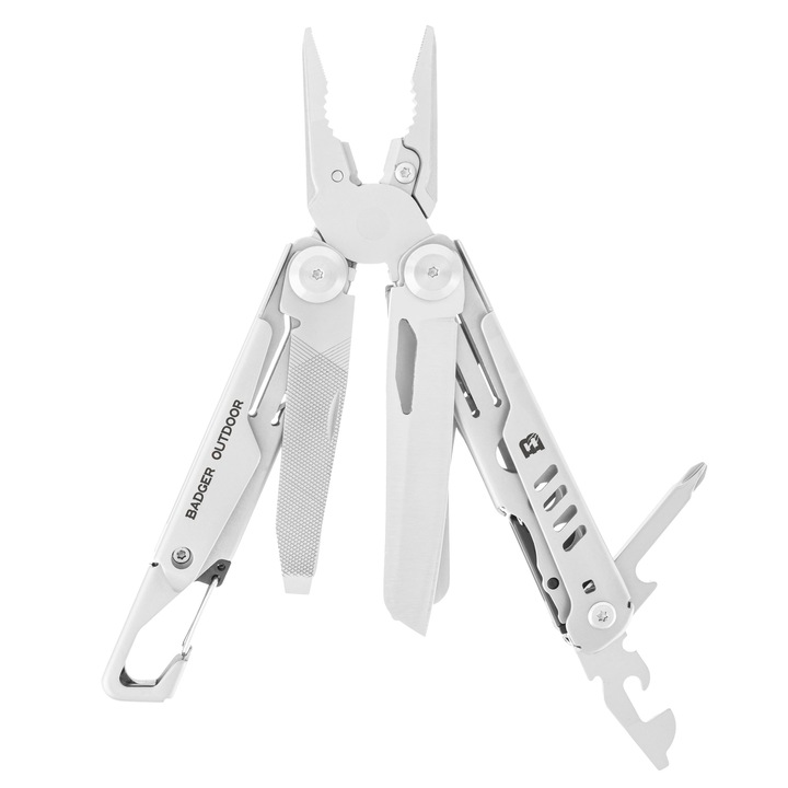 Cleste multifunctional, Badger outdoor, Inox, Argintiu