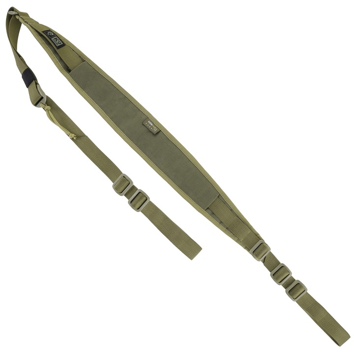 Taktikai póráz 2 pont K9 Thorn Charlie, Cordura és nylon, olíva, 25mmx138-205cm