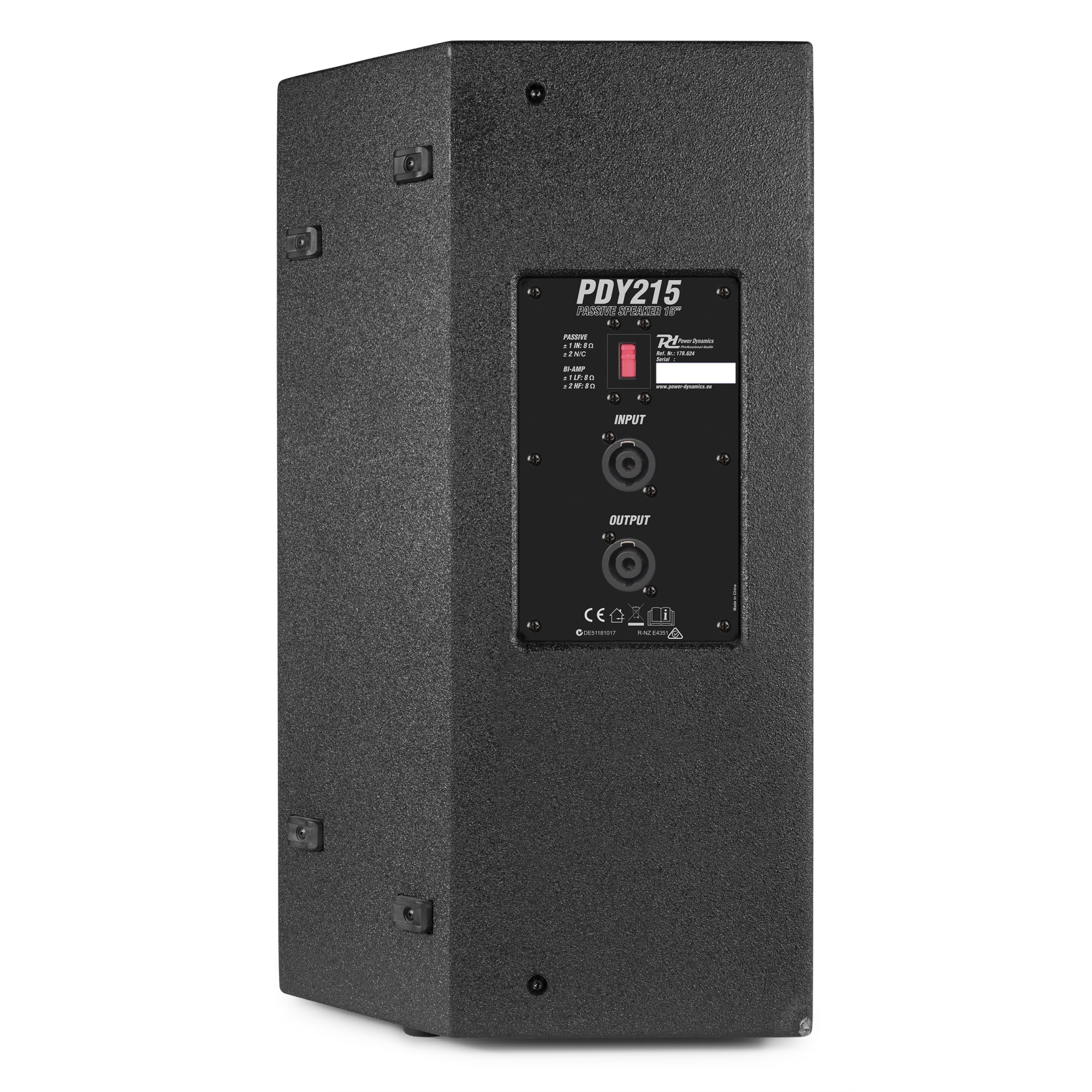Boxa pasiva, 15", 400W RMS, negru, Power Dynamics PDY215