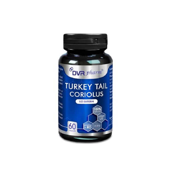 Turkey Tail Coriolus 60 capsule DVR Pharm