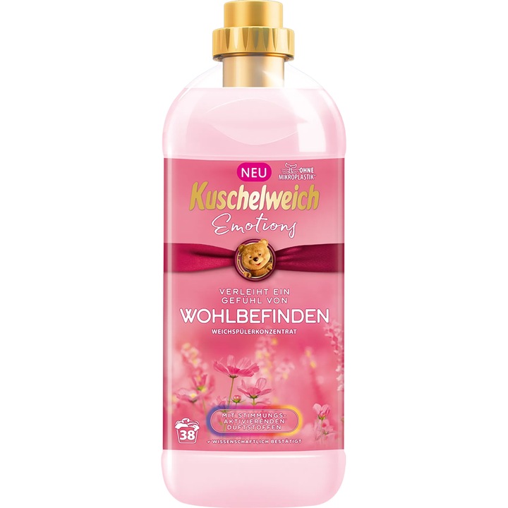 Kuschelweich Wohlbefinden textilöblítő 38 mosáshoz (1000 ml)