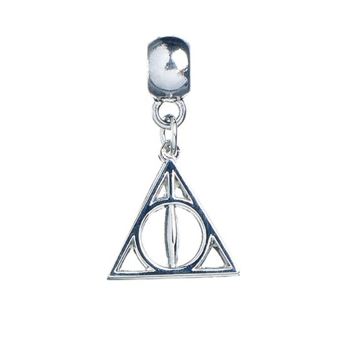 Talisman Harry Potter Deathly Hallows, 3 x 1.6 x 0.5 cm, Gri