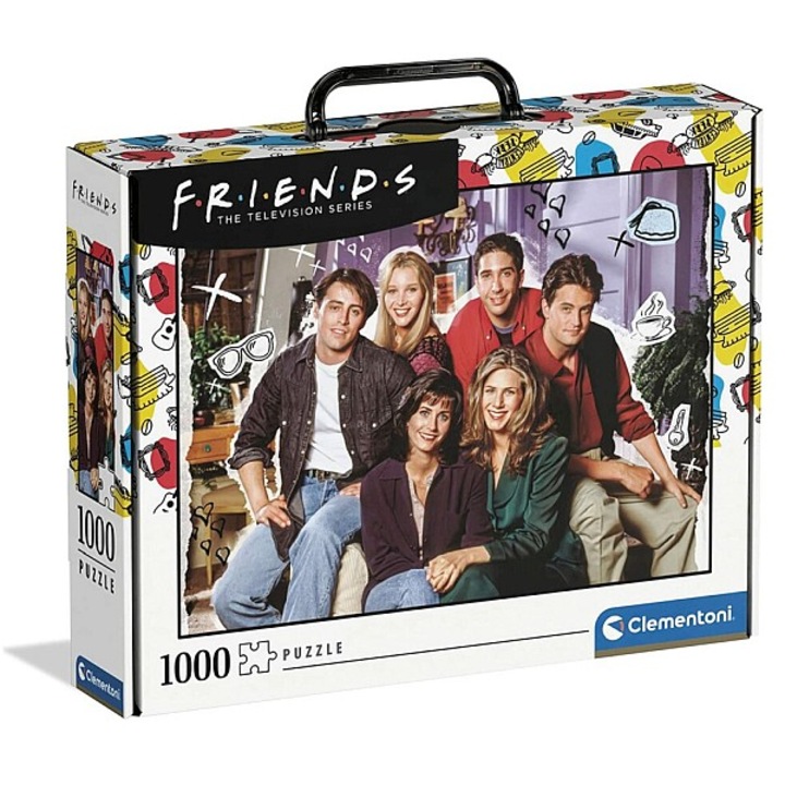 Jóbarátok puzzle 1000 db-os bőröndben - Clementoni