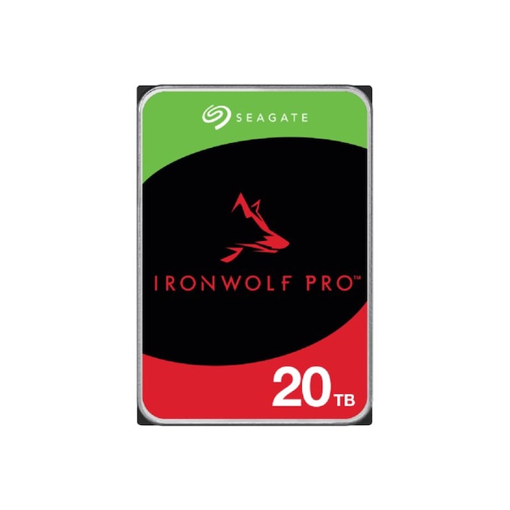Хард диск Seagate IronWolf Pro ST20000NT001 - Hard drive - 20 TB - internal - 3.5" - SATA 6Gb/s - 7200 rpm - buffer: 256 MB - with 3 years Seagate Rescue Data Recovery ST20000NT001