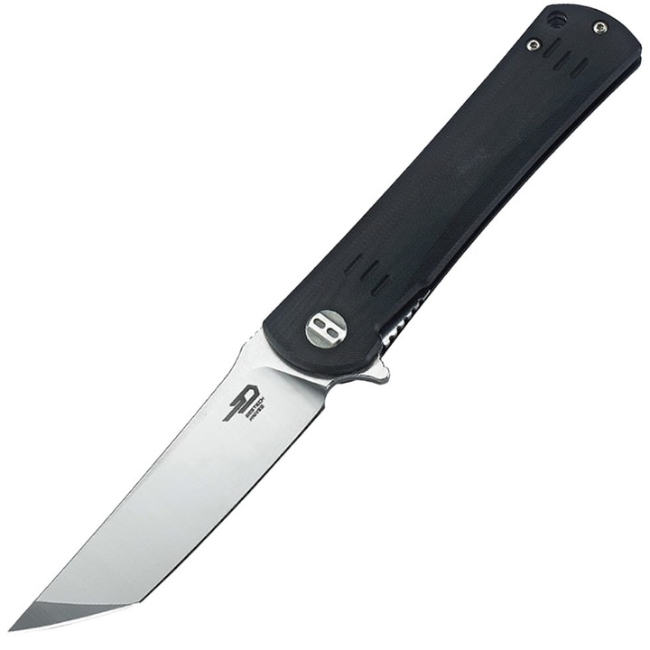 Cutit pliabil Kendo, Bestech Knives, Otel, 89 mm, Argintiu/Negru