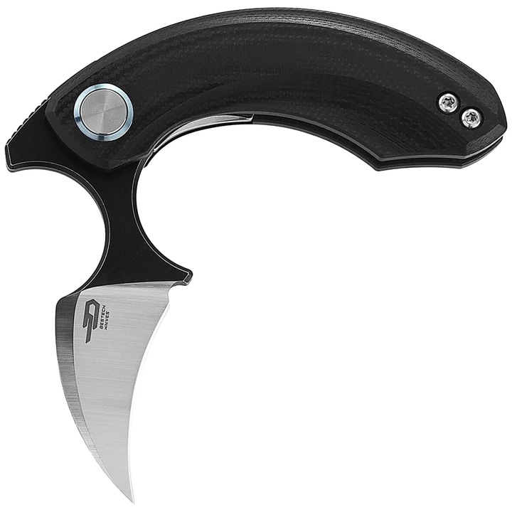 Cutit pliabil Push Dagger, Bestech Knives, Inox, 55.5 x 88 mm, Negru