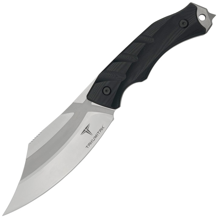 Takumitak fix kés, D2, G10, acél, 127mm, fekete