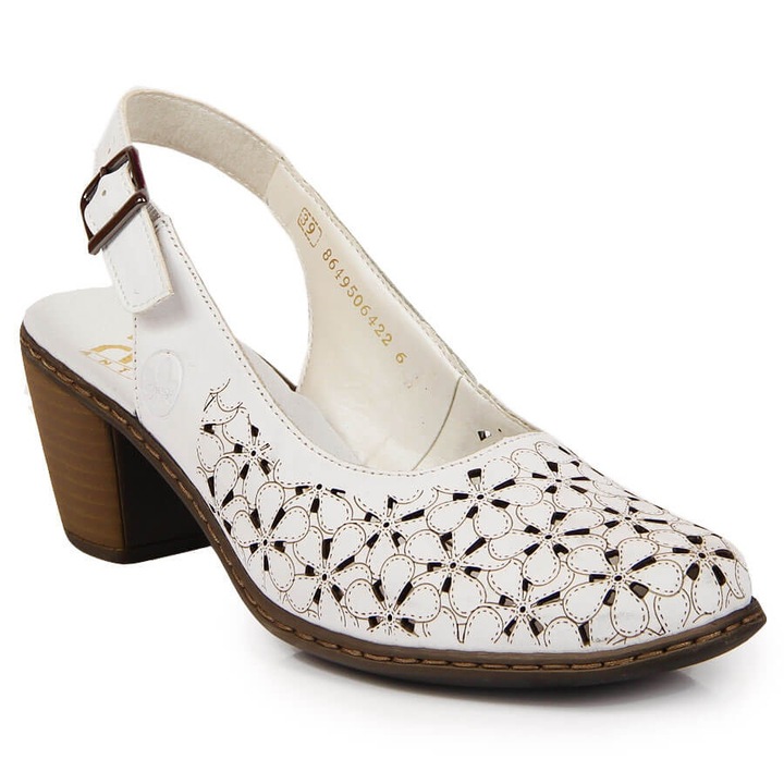 Sandale pentru femei, Rieker, BM143239, alb