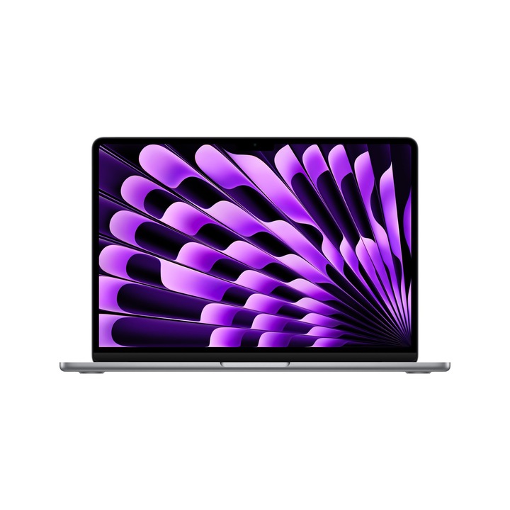 Apple MacBook Air 13" laptop, Apple M3 chip 8-core CPU, 8-core GPU, 8GB, 256GB SSD, macOS, Magyar billentyűzet, Space Grey - 2024